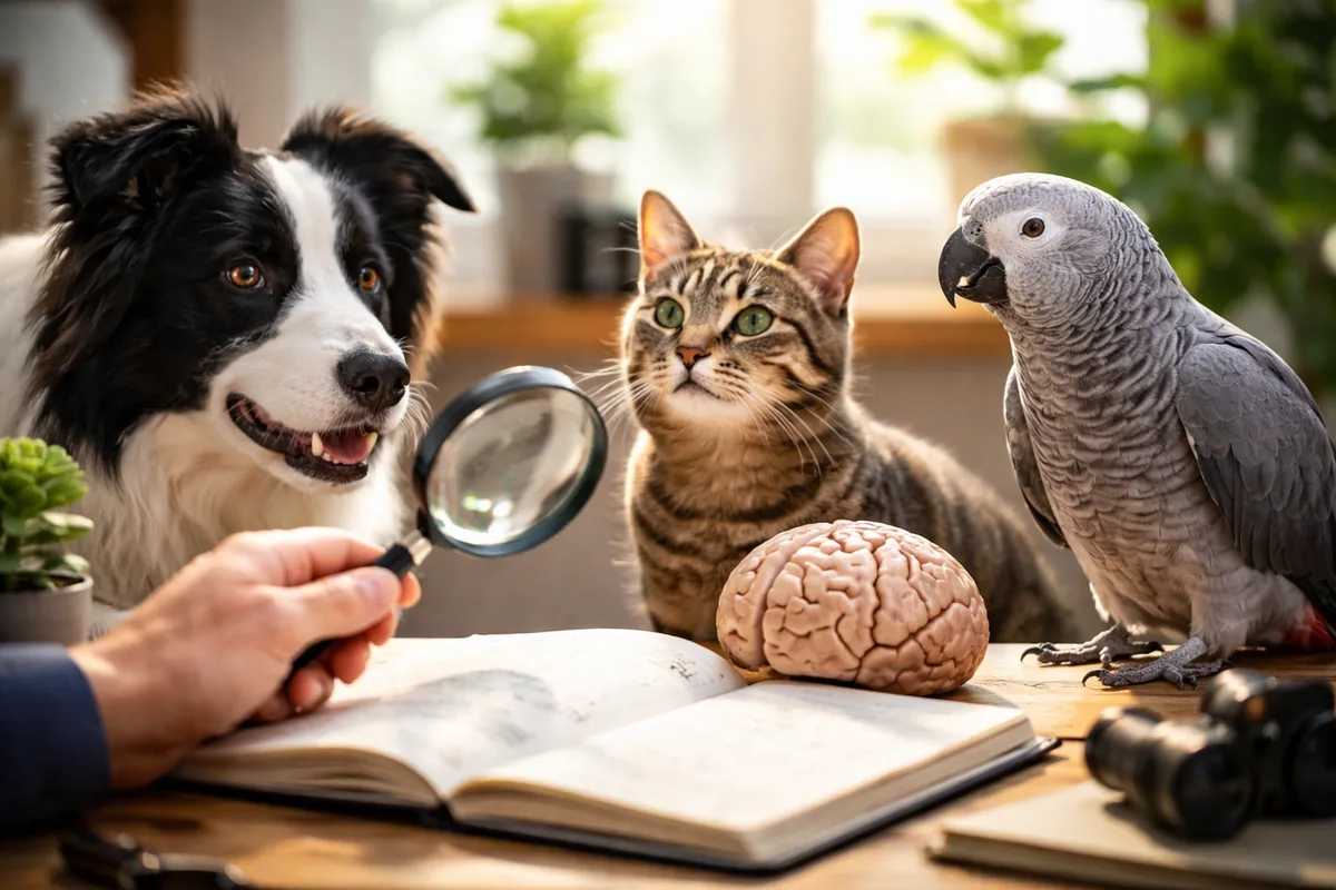 Les mystères de l'intelligence animale : comprendre les capacités cognitives de vos compagnons