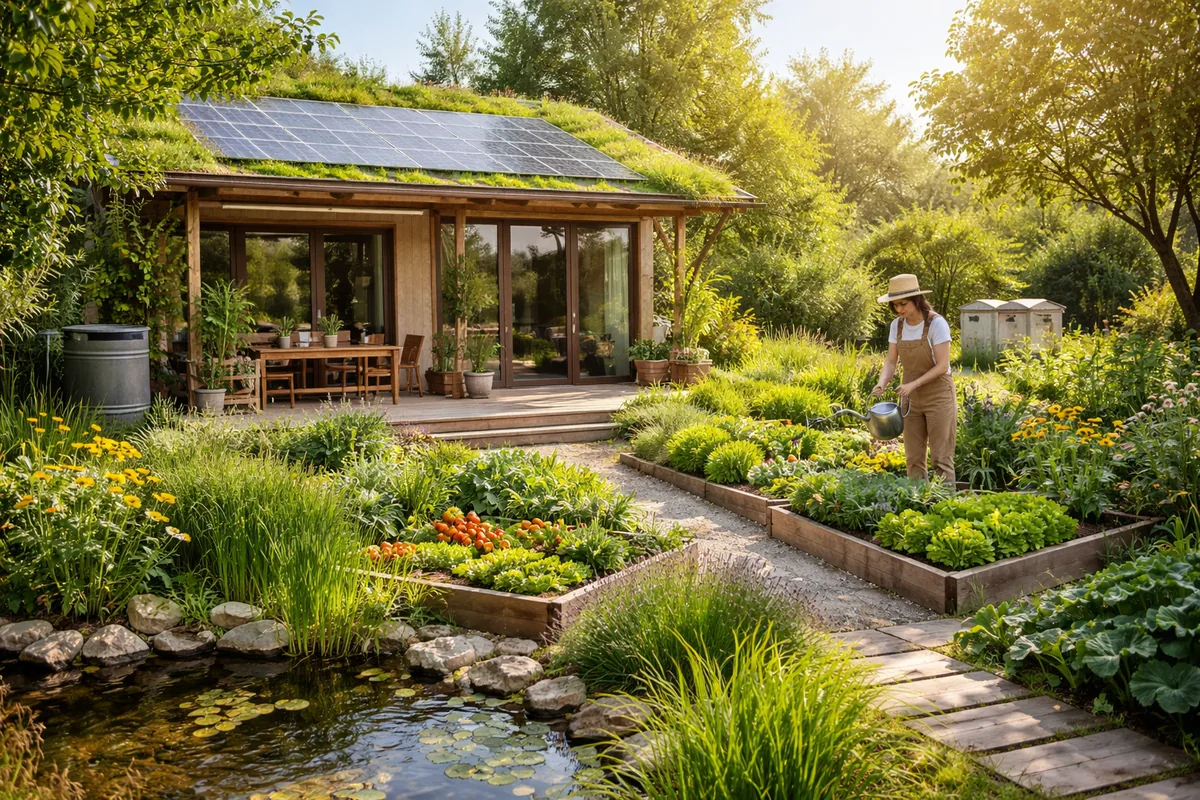 Comment intégrer un jardin durable dans votre habitat écologique