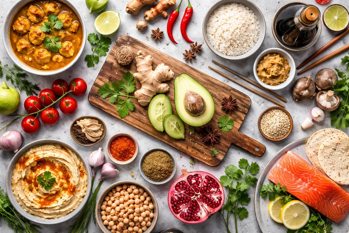 Comment découvrir les cuisines du monde à travers les ingrédients fondamentaux