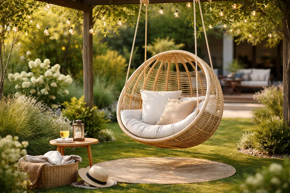 Comment profiter pleinement de la détente avec un mobilier suspendu dans votre jardin