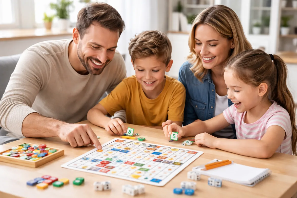 Découvrir les secrets des jeux de chiffres en famille